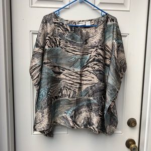 Millenium Belted Cape Blouse